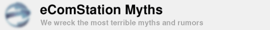 eComStation myths